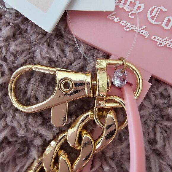 NWT Juicy Couture Heart Charm Chain Belt - Picture 3 of 3